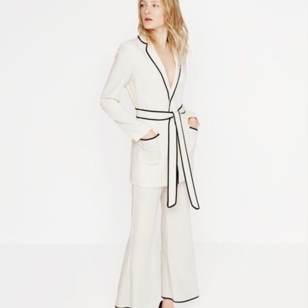 Zara Blazer with Piping